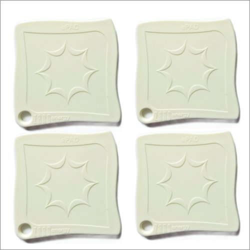ePad Set 4 White – Wasser-Vitalisierer Untersetzer