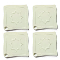 ePad Set 4 White – Wasser-Vitalisierer Untersetzer