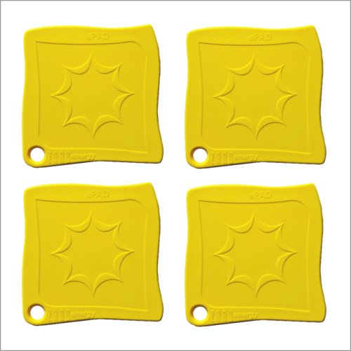ePad Set 4 Yellow – Wasser-Vitalisierer Untersetzer